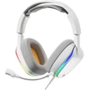 Glorious Gaming Glorious GHS Eternal RGB – žaidimų stereo RGB ausinės, skirtos PC, PS5, PS4, Switch – nestandartiškai suderinti keitikliai, nuimamas mikrofonas, USB-C – patvarios, komfortiškos visą parą – baltos