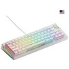 Glorious GMMK 3 65 % Custom žaidimų klaviatūra – Pre-Built, ANSI US išdėstymas, Fox Switches, baltos spalvos