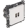 MAITINIMO LIZDAS LE-753112 Valena Life 2 PORTAI USB 2.4A/5V LEGRAND