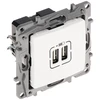 MAITINIMO LIZDAS LE-764594 Niloe 2 PORTAI USB 2.4A/5V LEGRAND
