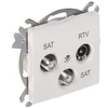 GALUTINIS LIZDAS SANTRA/4160-10/EPN R-TV + 2xSAT Elektro-Plast