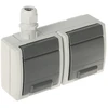 LIZDAS MONTUOJAMAS ANT PAVIRŠIAUS DVIGUBAS AQUANT-G2/V1/EPN 230 V AC 16 A IP65 Elektro-Plast