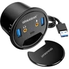 GAU GRAUGEAR G-THUB-AU-60 sąsajos šakotuvas USB 3.2 Gen 1 (3.1 Gen 1) Type-A Juoda