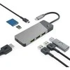 Green Cell USB šakotuvas 7w1 Žalias Cell Prijunkite 3x USB-A 3.1 HDMI 4K 60Hz 1x USB-C PD 85W