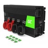 Green Cell Žalias CELL INVERTER INV15 12V-230V 3000W/6000W GRYNOS SINUSINĖS BANGOS