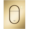 Grohe button Arena Cosmo duetas, 130x172 mm, vertikalus, šlifuotas šaltas saulėtekis