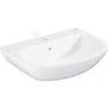 Grohe praustuvas BAU Ceramic 65cm su skyle maišytuvui, baltas