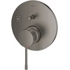 Grohe iebūvējamā dušas maisītāja Essence virsapmetuma daļa, ar pārslēdzēju, brushed hard graphite