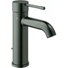 Grohe Essence S praustuvo maišytuvas lenktu snapeliu, brushed hard graphite