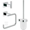 Grohe Essentials Cube aksesuarų rinkinys, chromas