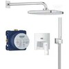 Grohe Potinkinis dušo maišytuvas Eurocube Tempesta 250 Cube (su potink. dalimi) chromas