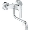 Grohe virtuves izlietnes maisītājs Eurosmart, iztece 216 mm, no sienas, hroms