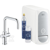 GROHE Mėlyna Home vienasvirtis U formos maišytuvas su filtravimo sistema, chromo spalva