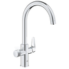 Mėlyna virtuves izlietnes maisītājs Grohe Mėlyna Pure BauCurve (bez filtra!), hroms