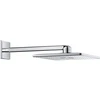 Grohe Rainshower 310 SmartActive Cube 2sr. dušo galva su laikikliu iš sienos. chromas