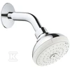 Grohe Tempesta 100 III dušo galva su laikikliu, iš sienos, chromas