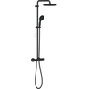 Termostatinė dušo sistema Grohe Tempesta System 250 (galva Ø250, 2`jų srovių rankinis dušas, 8 l/min), juoda matinė