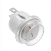GTV Apvalus svirtinis jungiklis, Baltas, IP44, maks. 1300 W, maks. 230 V