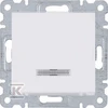 Hager Šviečianti balta jungtis Lumina 2 (WL0220)