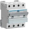 Srovės nuotėkio relė su automatiniu jungikliu Hager ADM466C (4P, 16A, C, A tipo, 30mA, 6kA)