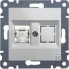 Hager GN.1-KR.KOMP.RJ45 6E UTP Baltas LUMINA