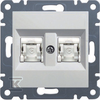 Hager GN.2-KR.KOMP.RJ45 6E FTP Baltas LUMINA