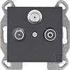 Hager Lumina Nest RTV- SAT galutinis juodas WL3113