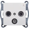 Hager GN.RTV-SAT STAND.Baltas LUMINA