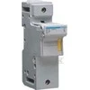 Hager Modulinė saugiklių bazė 1P L58, saugiklis 22x58mm, 125A 500V (LR701)
