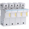 Hager Modulinis saugiklis 3P + N L58 saugiklis 22x58mm, 125A 500V (LR704)