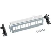 Hager-Patchpanel 12M be modulių, skirta TS bėgiui