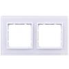 Hager Polo Berker Box 2 kartus B.7 sniegas baltas stiklas (10126909)