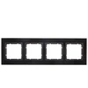 Hager Polo Berker Box 4kartus B.7 stiklinis antracitas (10146616)