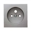 Hager Polo 3965766074 Lizdo su įžeminimu priekinė plokštelė, aliuminio, lakuota aksominiu laku, 1/3 klausimas 3965766074