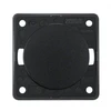 Hager Polo 936562510 Integro Flow/Pure universalus raktinis jungiklis juodas blizgus 936562510