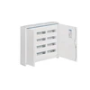 Hager Polo Hager Modulinė perjungimo pavara 12 x 12 paviršių IP44 col. II 650 x 800 x 160mm Vienetai (FWB43S)
