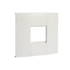 Hager Polo LFF71H1109016 tehaselit.LFF rėmelis sulankstomas 45x45mm, skirtas LFFxxx110, baltas LFF71H1109016