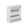 Hager Polo Hager 2x18 modulinis skirstomasis skydelis UV atsparaus paviršiaus IP65 vektorius VE218SN