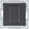 Hager „Lumina“ juoda plokšte WL7013