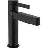 Hansgrohe Finoris 110 praustuvo maišytuvas su pop-up, matinis juodas
