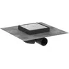 Hansgrohe dušas traps RainDrain Spot, 150x150 mm, horizontāls, resti no otras puses var flīzēt