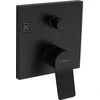 Hansgrohe bath mixer for concealed installation Vivenis, matt juodas
