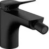 Hansgrohe Vivenis bidė maišytuvas su pop-up, matinis juodas