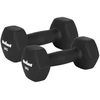 Hanteliai ketaus su neoprenu HEX 2x6kg, REBEL ACTIVE