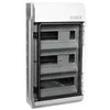 Hensel 3 x 12 ant paviršiaus montuojamas modulinis skirstomasis skydas IP65 KV 9336 Z (6100603)