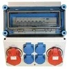 Hensel HPL01042 Kištukinis skirstomasis skydas 1x16A 1x32A 400V, 4x16A 230V IP44 Mi-GN/Z 400002