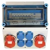 Hensel HPL01042 Kištukinis skirstomasis skydas 1x16A 1x32A 400V, 4x16A 230V IP44 Mi-GN/Z 400002