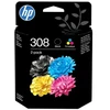 HP 308 juoda i spalva dwupak 6L6S6UE