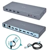 I-tec CADUAL4KDOCK prijungimo stotis Laidinė USB 3.2 Gen 1 (3.1 Gen 1) Type-C Juoda, Turkio