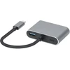 iBox IUHCHDVGA USB Type-C Hub 4-in-1 USB 3.0 + PD 100W + HDMI 4K 30Hz + VGA Full HD